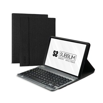 Capa para Tablet e Teclado Subblim Lenovo Tab M10 Plus 3ª Gen Preto 10,6"