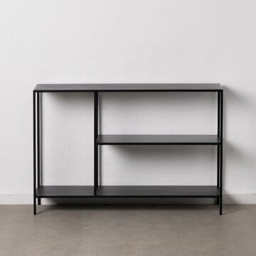 Móvel de Tv 120,5 X 30 X 81,3 cm Preto Aço