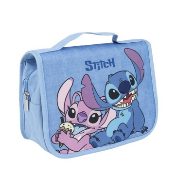 Nécessaire de Viagem com Gancho Stitch Azul