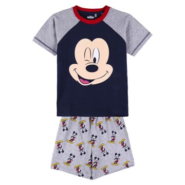 Pijama de Verão Mickey Mouse Cinzento 2 Anos