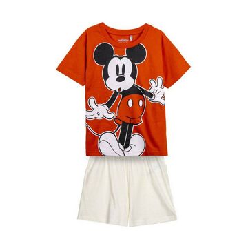 Pijama Infantil Mickey Mouse Vermelho 3 Anos