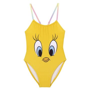 Fato de Banho de Menina Looney Tunes Amarelo 3 Anos