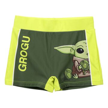 Calções de Banho Boxer para Meninos The Mandalorian Verde 8 Anos