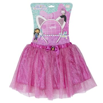 Conjunto de Acessórios Gabby's Dollhouse 2 Peças Cor de Rosa