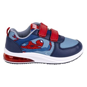 Sapatilhas Desportivas com LED Spiderman Velcro Azul 31