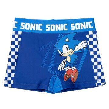 Calções de Banho Boxer para Meninos Sonic Azul Escuro 6 Anos