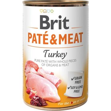 Comida Húmida Brit Frango Peru 400 G