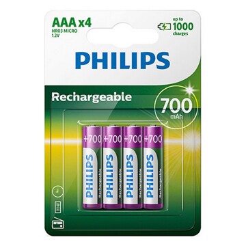 Bateria Philips Ni-mh R03 700 Mah 1.2 V