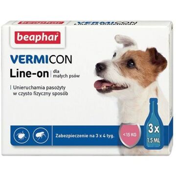 Antiparasitas Beaphar Vermicon Line-on S 3 X 1,5 Ml