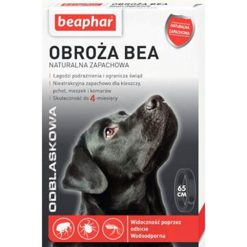 Coleira para Cães Beaphar 65 cm Pulgas e Carrapatos Preto Cinzento Escuro