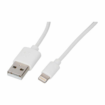 Cabo USB para Lightning All Ride Branco 1,2 M