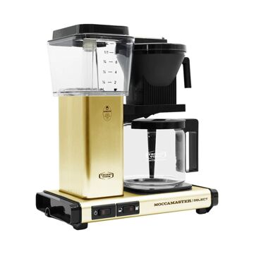 Máquina de Café de Filtro Moccamaster Kbg 741 ao Branco Latão 1,25 L