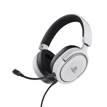 Auriculares com Microfone Trust Gxt 498 Forta Branco Preto Preto/branco