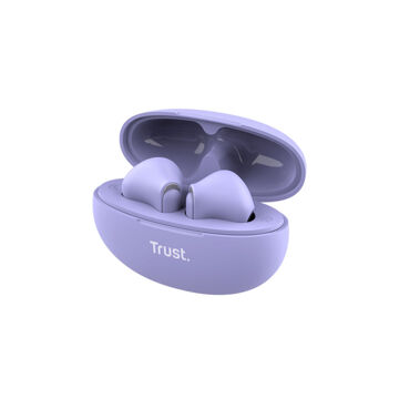 Auriculares In Ear Bluetooth Trust Yavi Roxo Violeta