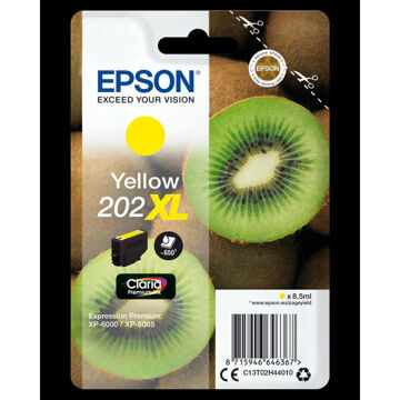 Tinteiro de Tinta Original Epson Singlepack Yellow 202XL Claria Premium Ink Amarelo