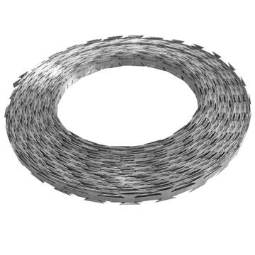  Rolo de Arame Farpado em Espiral Aço Galvanizado 500 M