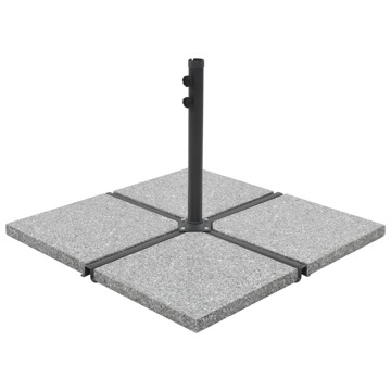 Base em Granito para Guarda-sol 25 kg Quadrado Cinzento