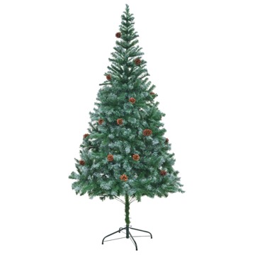 Árvore de Natal Artificial com Pinhos 210 cm