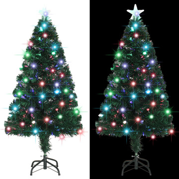 Árvore de Natal Artificial com Suporte/led 120 cm 135 Ramos