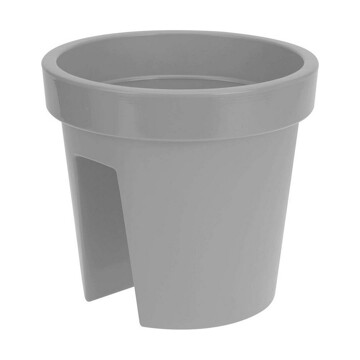 Vaso para Corrimão Plastiken Cinzento Polipropileno (ø 28 cm)