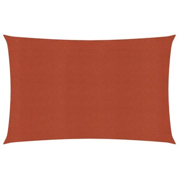 Para-sol Estilo Vela 160 G/m² 2,5x5 M Pead Terracota