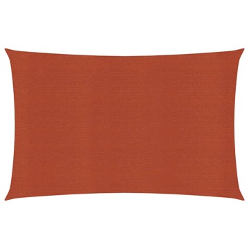 Para-sol Estilo Vela 160 G/m² 3x4,5 M Pead Terracota