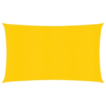 Para-sol Estilo Vela 160 G/m² 2,5x5 M Pead Amarelo