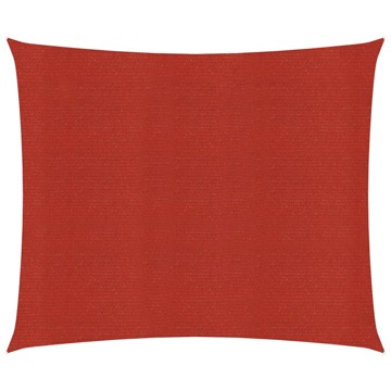 Para-sol Estilo Vela 160 G/m² 5x5 M Pead Vermelho