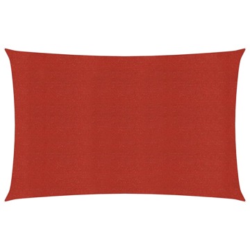 Para-sol Estilo Vela 160 G/m² 2x3 M Pead Vermelho