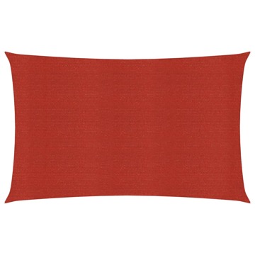 Para-sol Estilo Vela 160 G/m² 3x6 M Pead Vermelho