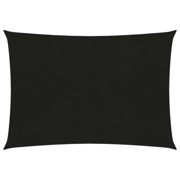 Para-sol Estilo Vela 160 G/m² 3,5x5 M Pead Preto