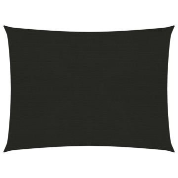 Para-sol Estilo Vela 160 G/m² 6x7 M Pead Preto