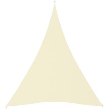 Para-sol Estilo Vela Tecido Oxford Triangular 5x7x7 M Cor Creme