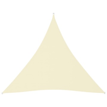 Para-sol Estilo Vela Tecido Oxford Triangular 6x6x6 M Creme