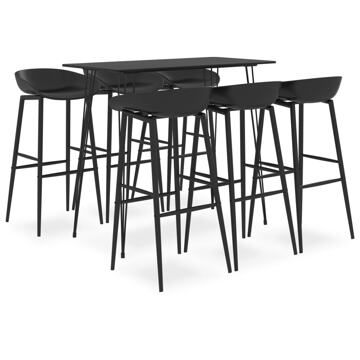 Conjunto de Bar Preto 7 pcs