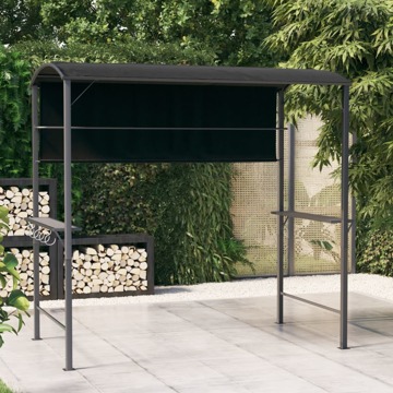 Gazebo com Toldo 220x110x200 cm Antracite