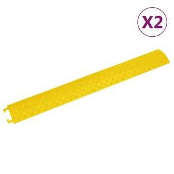 Rampas Protetora de Cabos 2 pcs 98,5 cm Amarelo