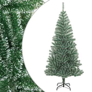 árvore de Natal Artificial C/ Flocos de Neve 120 cm Verde