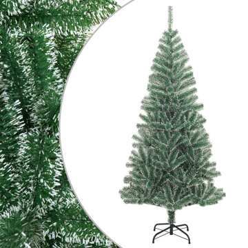 árvore de Natal Artificial C/ Flocos de Neve 180 cm Verde