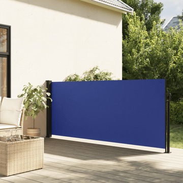 Toldo Lateral Retrátil 120x500 cm Azul