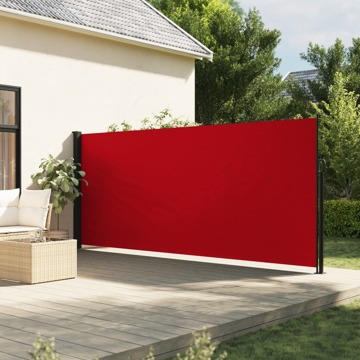 Toldo Lateral Retrátil 180x500 cm Vermelho