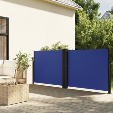 Toldo Lateral Retrátil 100x600 cm Azul