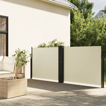 Toldo Lateral Retrátil 120x600 cm Creme