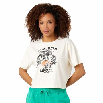 T-shirt Rip Curl Stay Wild Branco L