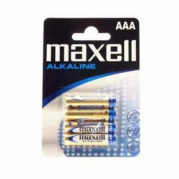 Pilhas Alcalinas Maxell MX81303 AAA 1,5 V 1,5 V 1.5 V (4 Unidades)