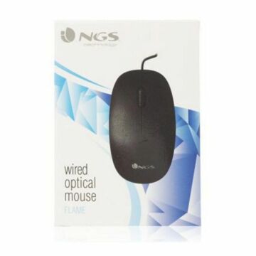 Rato ótico Ngs NGS-MOUSE-0906 1000 Dpi Preto