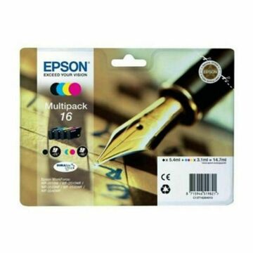 Cartucho Compatível Epson C13T16264012 Amarelo Preto Ciano Magenta