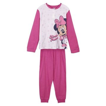 Pijama Infantil Minnie Mouse Cor de Rosa 3 Anos