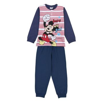 Pijama Infantil Mickey Mouse Azul Escuro 3 Anos