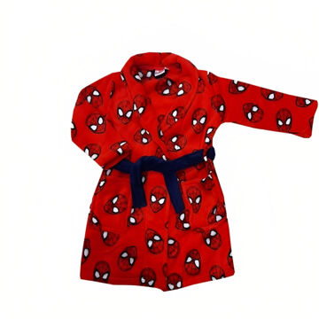 Roupão Infantil Spiderman Vermelho 5 Anos